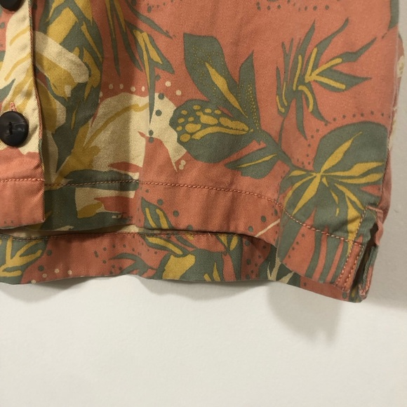 Cynthia Rowley 100% Lyocel Tropical Cabana Shirt Top. Women’s sz Small - Picture 4 of 14